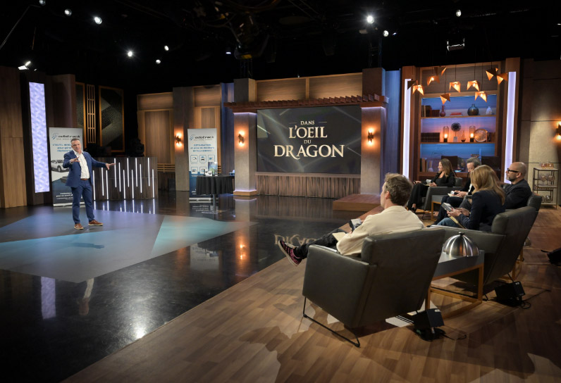 Présentation à l'émission Dans l'oeil du dragon