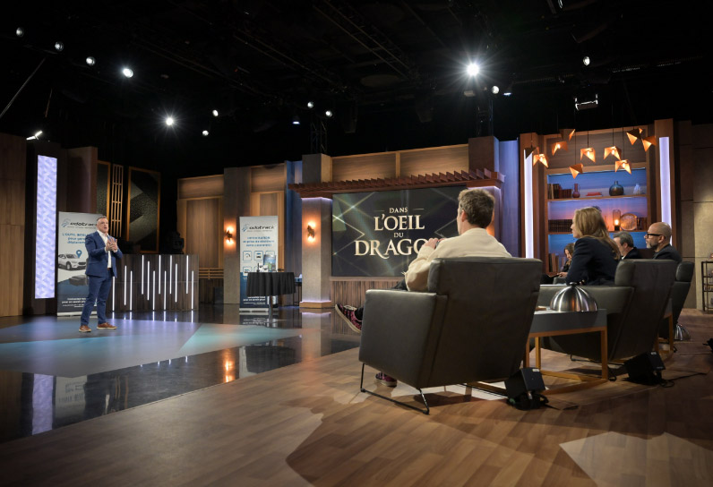 Le jury de l'émission Dans l'oeil du dragon