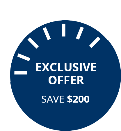 Exclusive offer - Save $200